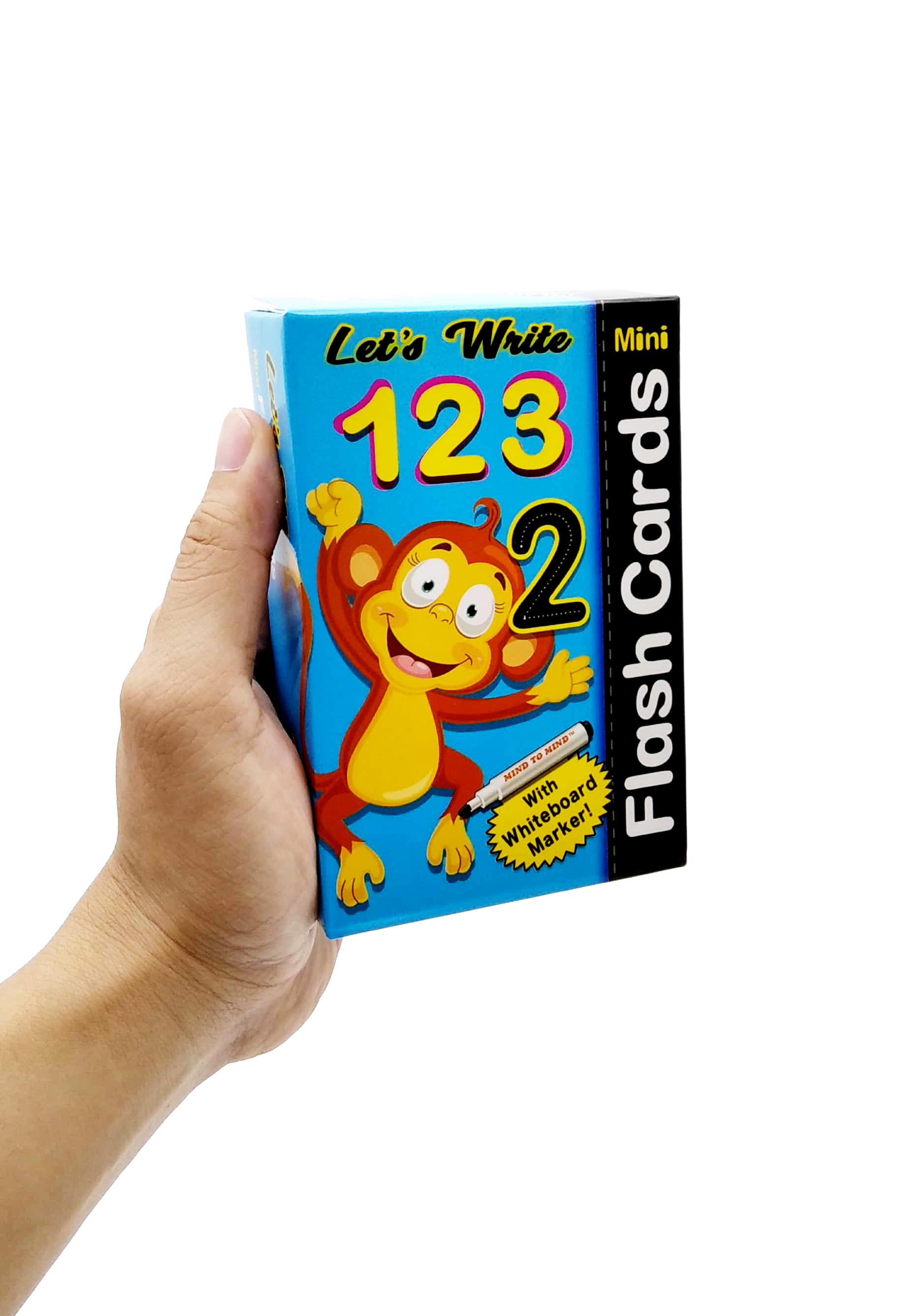 Let's Write Mini Flash Cards - 123