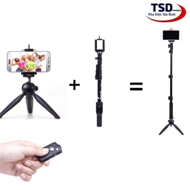 Combo Gậy Chụp Hình 1288 &amp; Tripod 288  TIỆN LỢI