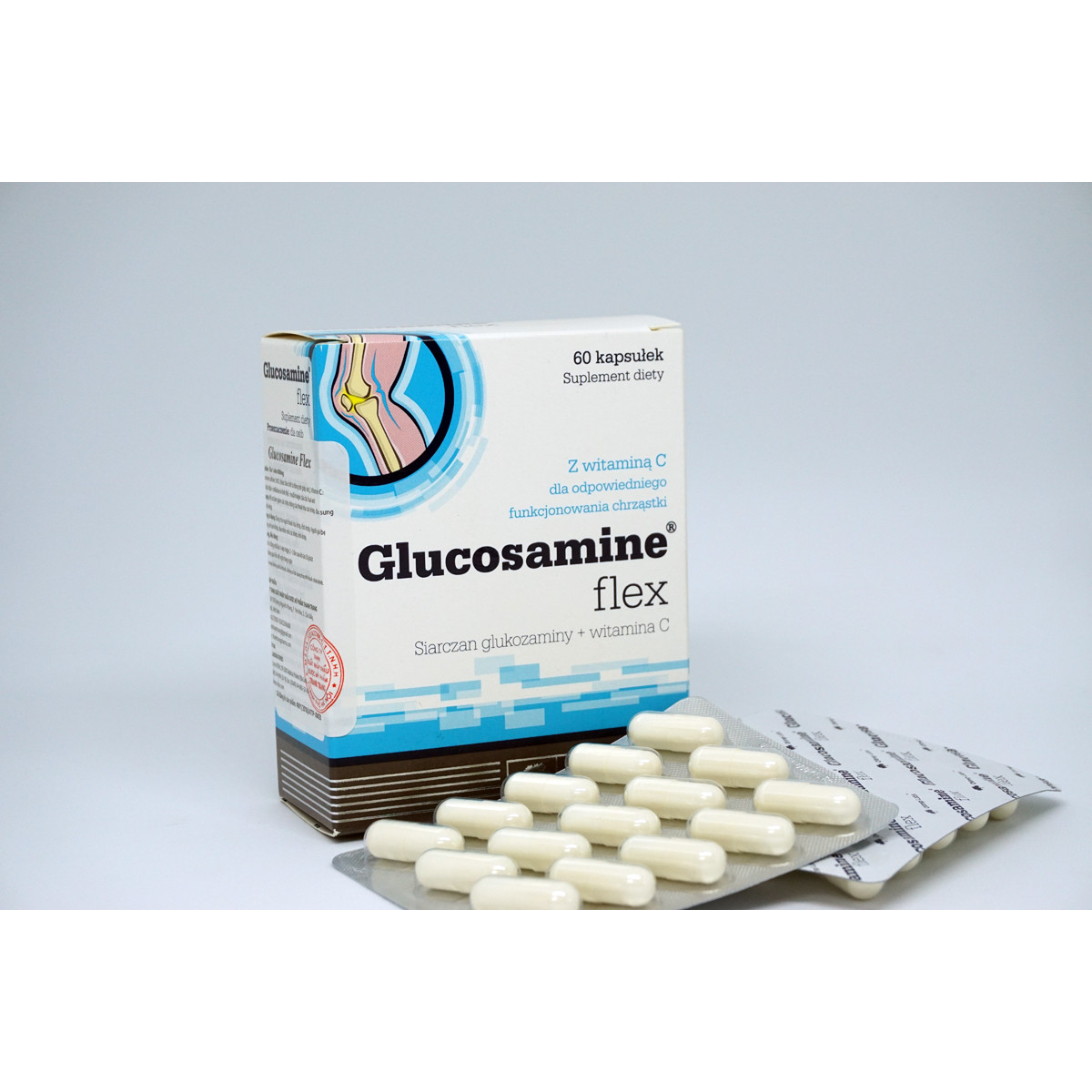 Viên uống bổ khớp Glucosamin Flex hỗ trợ giảm các triệu chứng của thoái hóa khớp, đau sưng khớp, khô khớp