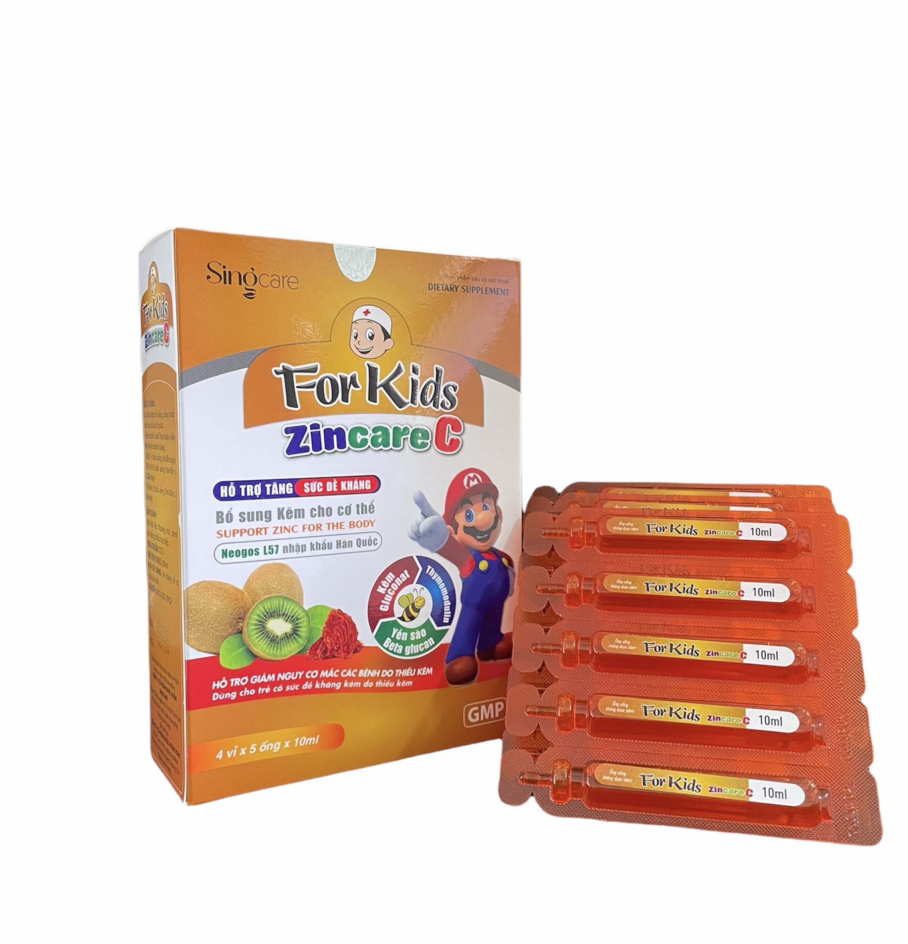 Thực phẩm bổ sung FOR KIDS ZINCARE C - Bổ sung kẽm , tăng sức đề kháng cho trẻ