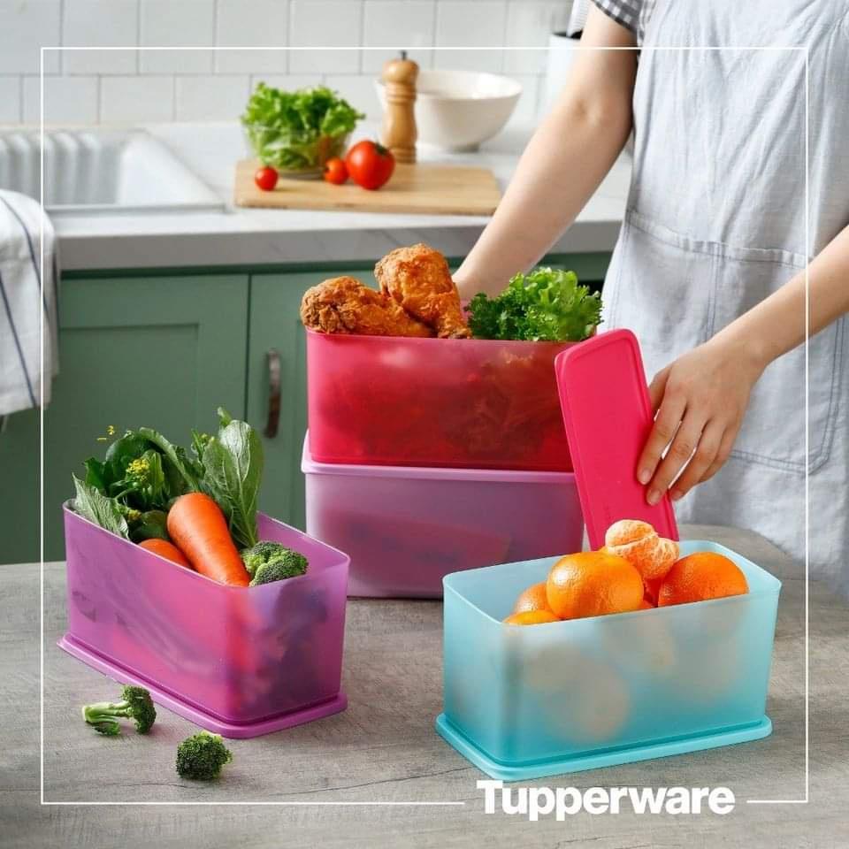 BỘ 4 HỘP BẢO QUẢN THỤC PHẨM TUPPERWARE FUNTASTIC FOUR 3.1L