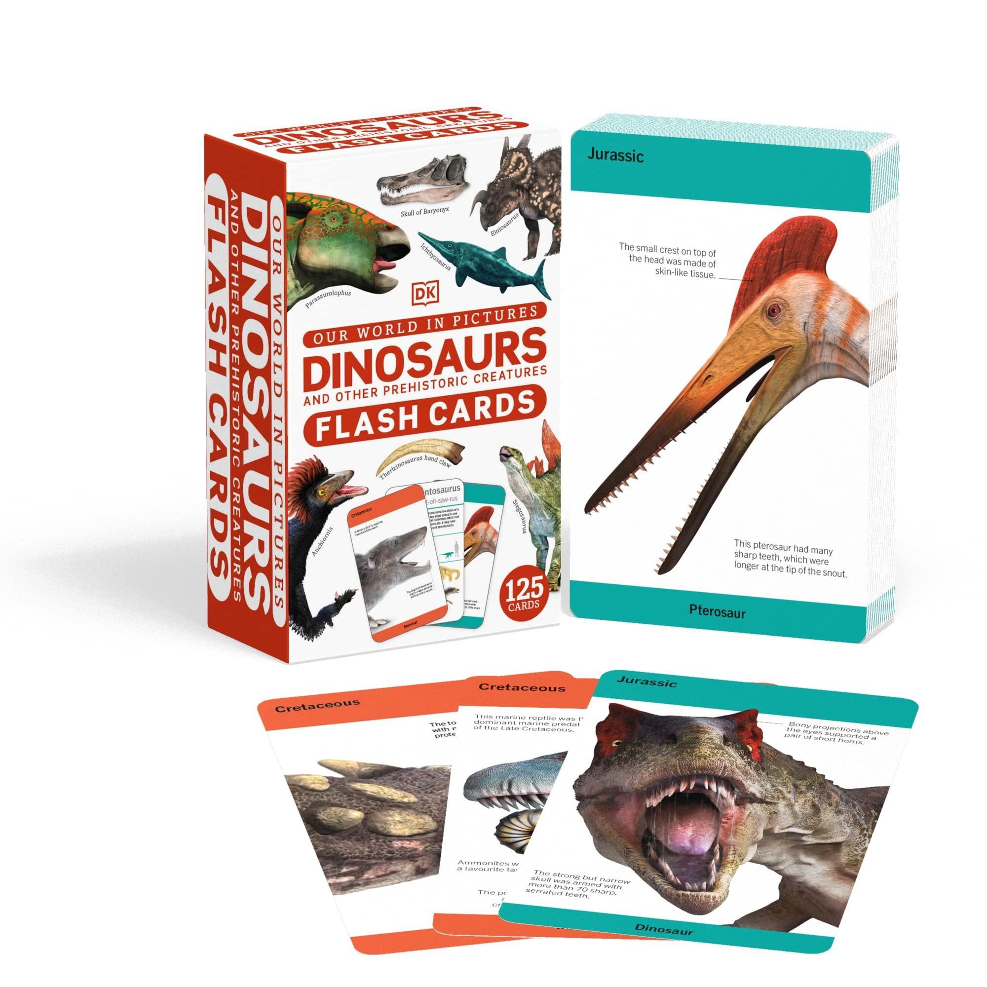 Sách ngoại văn: Our World In Pictures - Dinosaurs And Other Prehistoric Creatures Flash Cards