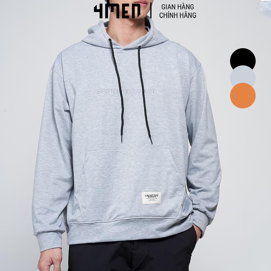 Áo Hoodie Nam Sports Elegant 4MEN chất cotton cao cấp AK011