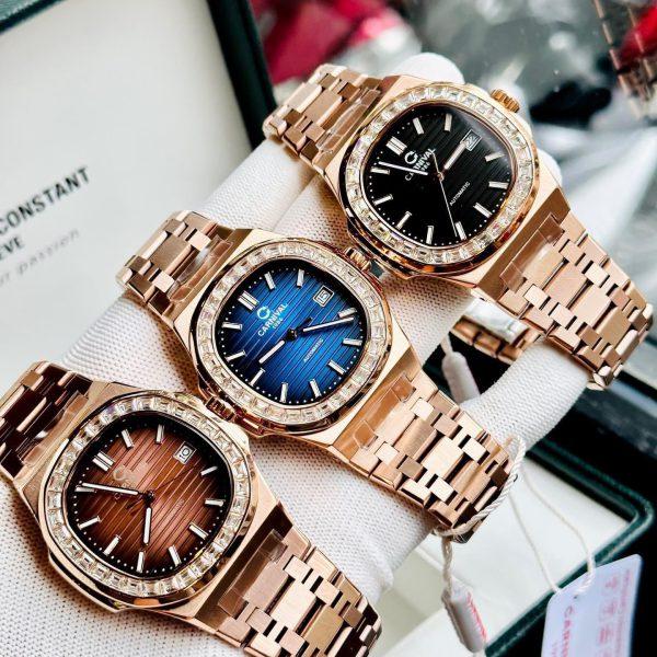 Đồng Hồ Nam Dây Thép Carnival Nautilus 8108G-VH-KL Automatic - Kính Sapphire - Size 41mm - 3 Màu - 8108G-VH-KL-D - 8108G-VH-KL-TX - 8108G-VH-KL-X