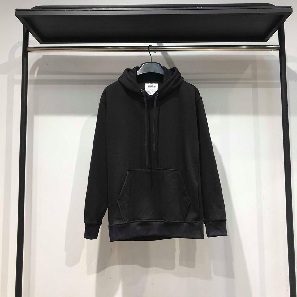 ÁO HOODIE NỈ TRƠN BASIC ĐỦ MÀU UNISEX - GIN STORE