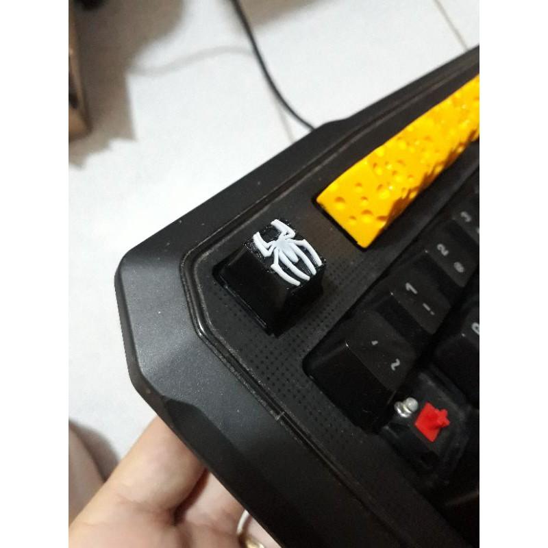 Keycap artisan Spiderman trang trí bàn phím cơ gaming