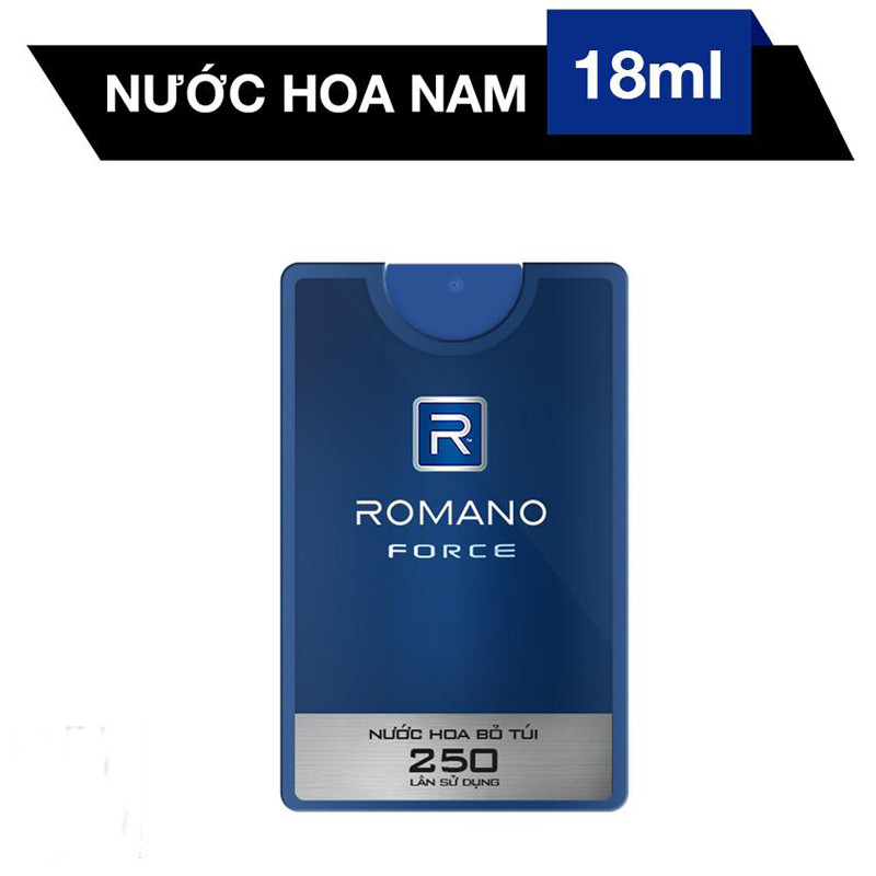 Combo Romano Force:  Nước hoa bỏ túi 18ml Và lăn khử mùi Cho Nam 50ml