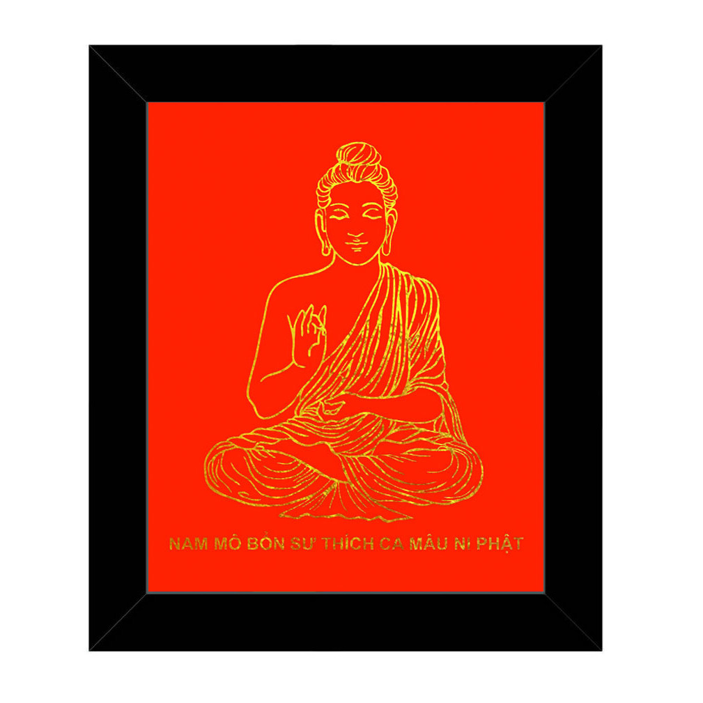 Tranh Nét Vàng - Tranh Phật Thích Ca