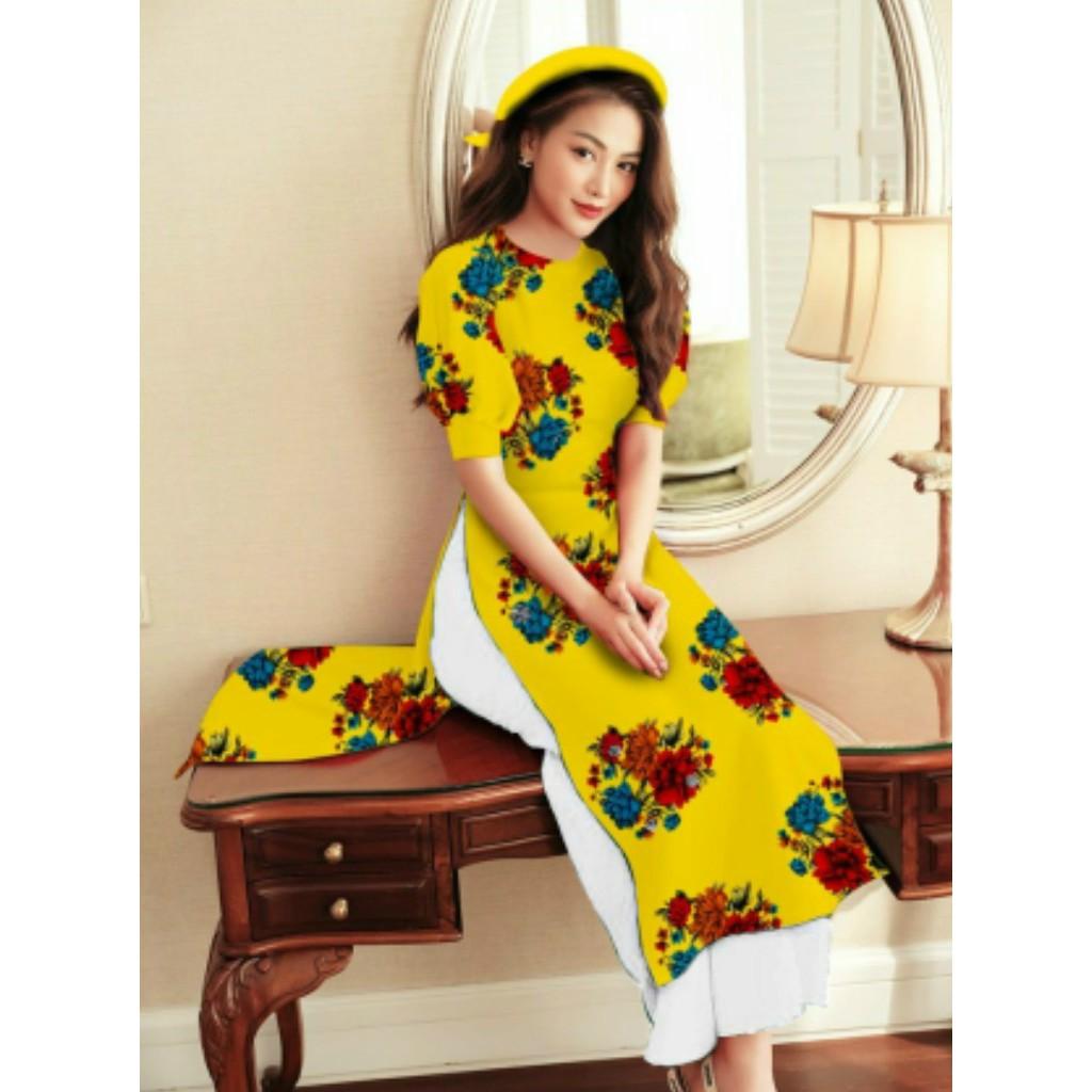 Áo dài cách tân tay búp bê