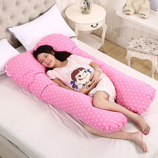 Gối ôm chữ U đă năng cho bà bầu