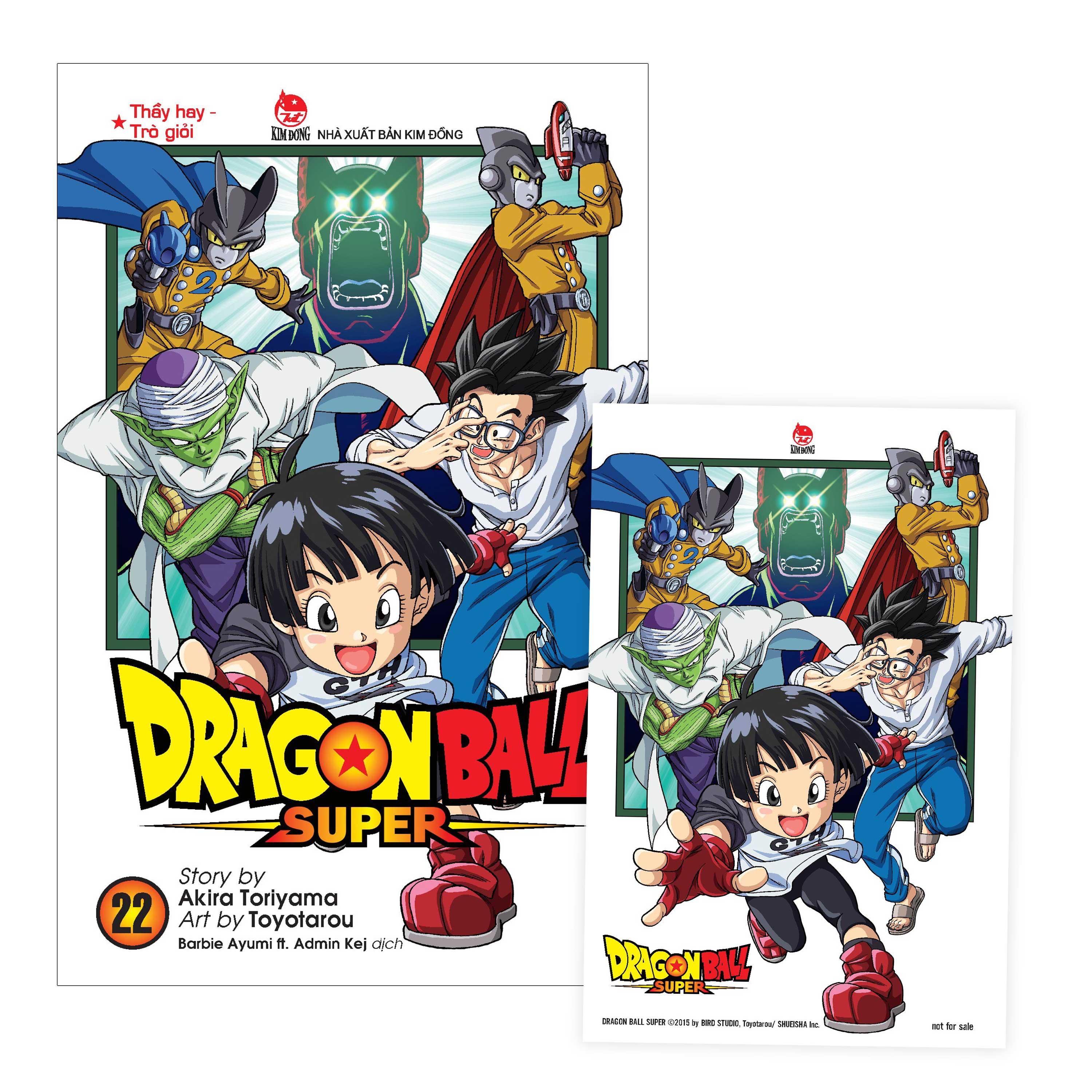 Sách - Dragon Ball Super - Tập 22 - Thầy Hay - Trò Giỏi - Tặng Kèm Postcard