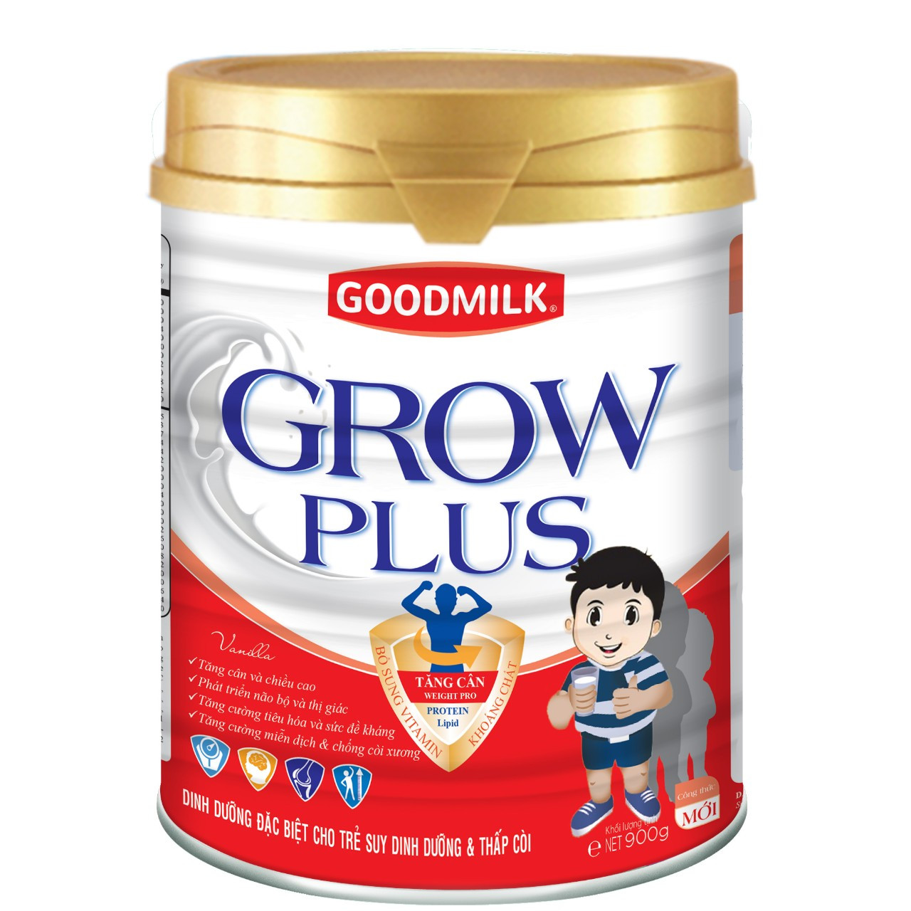 Sữa Bột Growplus Lon 850g - DànhCho Trẻ Suy Dinh Dưỡng Thấp Còi