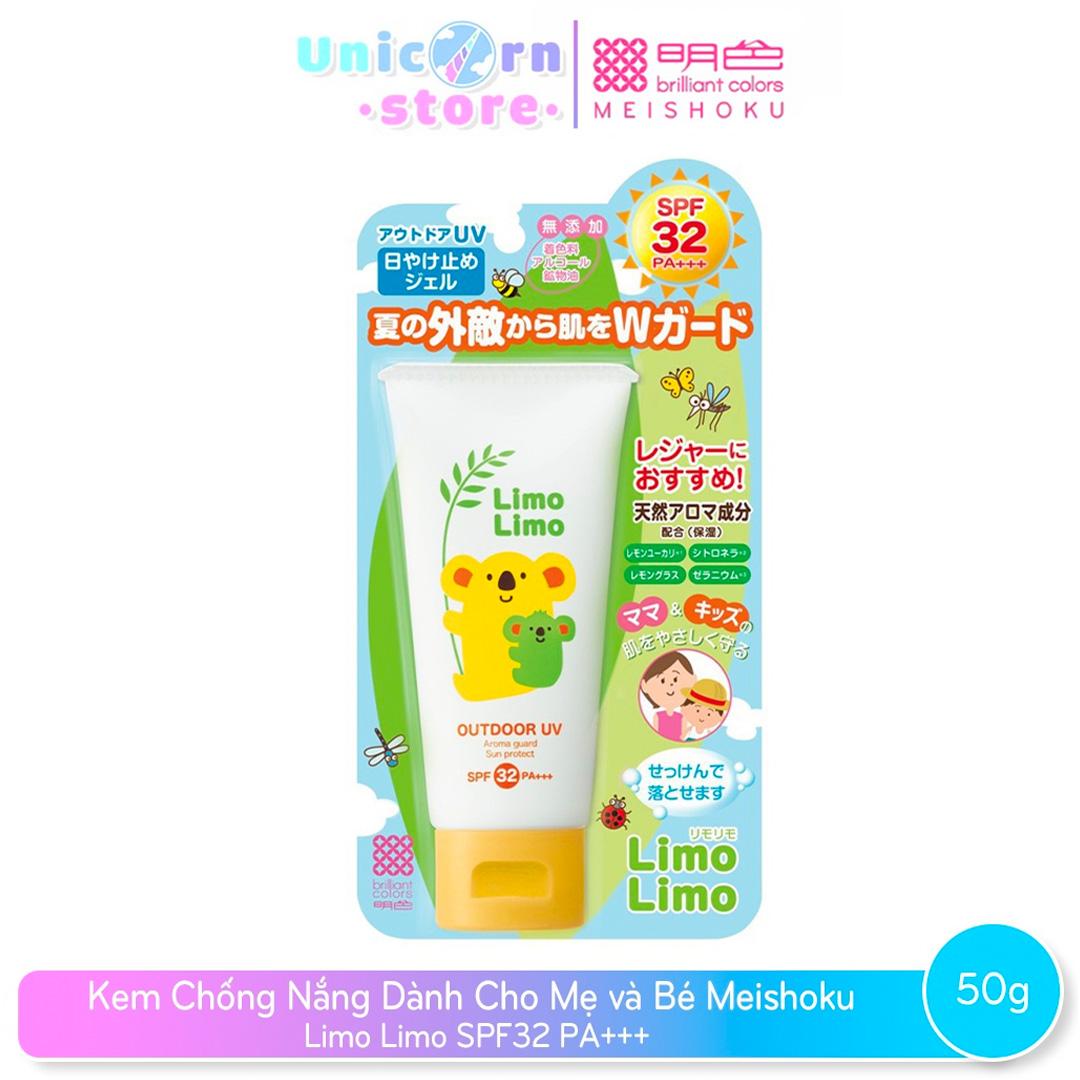 Kem Chống Nắng Meishoku Limo Limo Dành Cho Mẹ & Bé SPF32PA+++