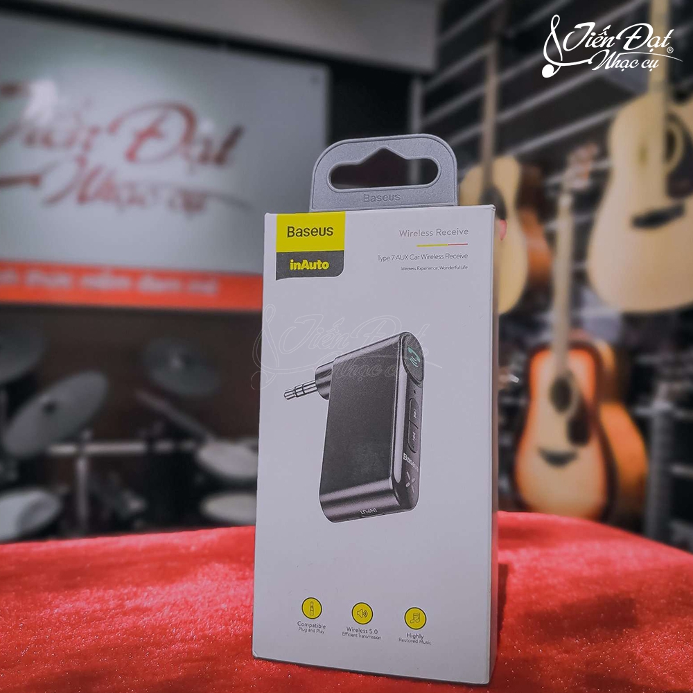 Bộ Bluetooth Receiver Dùng Cho Xe Hơi, Loa Không Hỗ Trợ Bluetooth