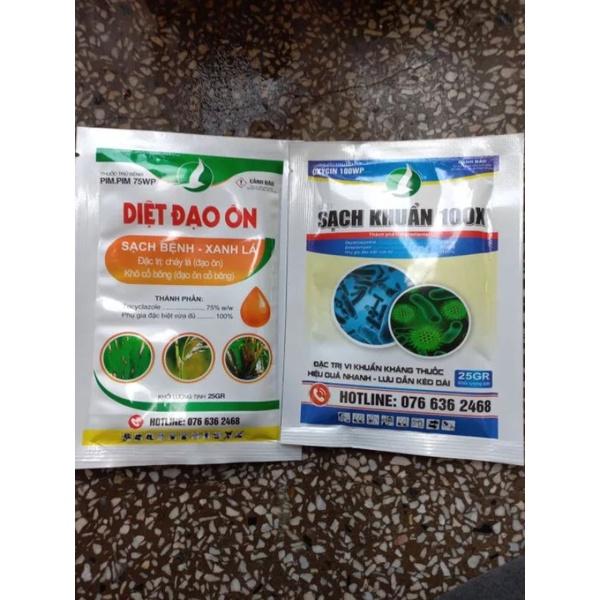 Cặp Diệt Đạo Ôn-Sạch Khuẩn 25g