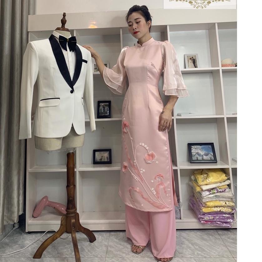 Tơ Tacta voan tay 2 lớp chất liệu cao cấp thiết kế sang chảnh