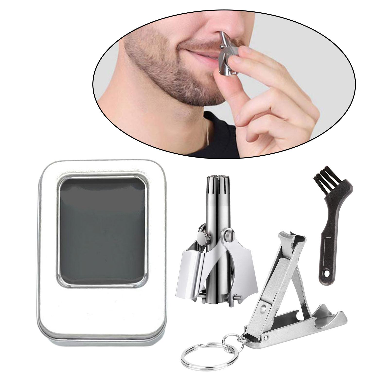 Portable Travel Manual Nose Ear Hair Trimmer Nose Hair Remover Nasal Shaver