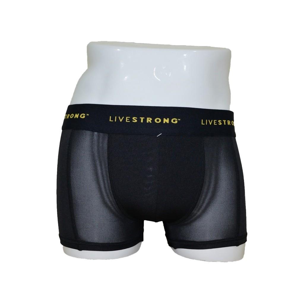 Combo 3 quần boxer nam random màu với chất liệu Thun Cotton, có khả năng thấm hút mồ hôi tốt, an toàn cho da.