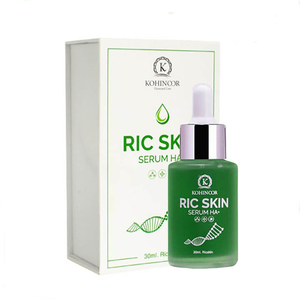 Serum Ric Skin HA+ Kohinoor (30ml), Chống Lão Hóa Da, Mờ Thâm Nám, Trị Mụn - Tặng Kèm Cột Tóc Tai Thỏ Màu Ngẫu Nhiên