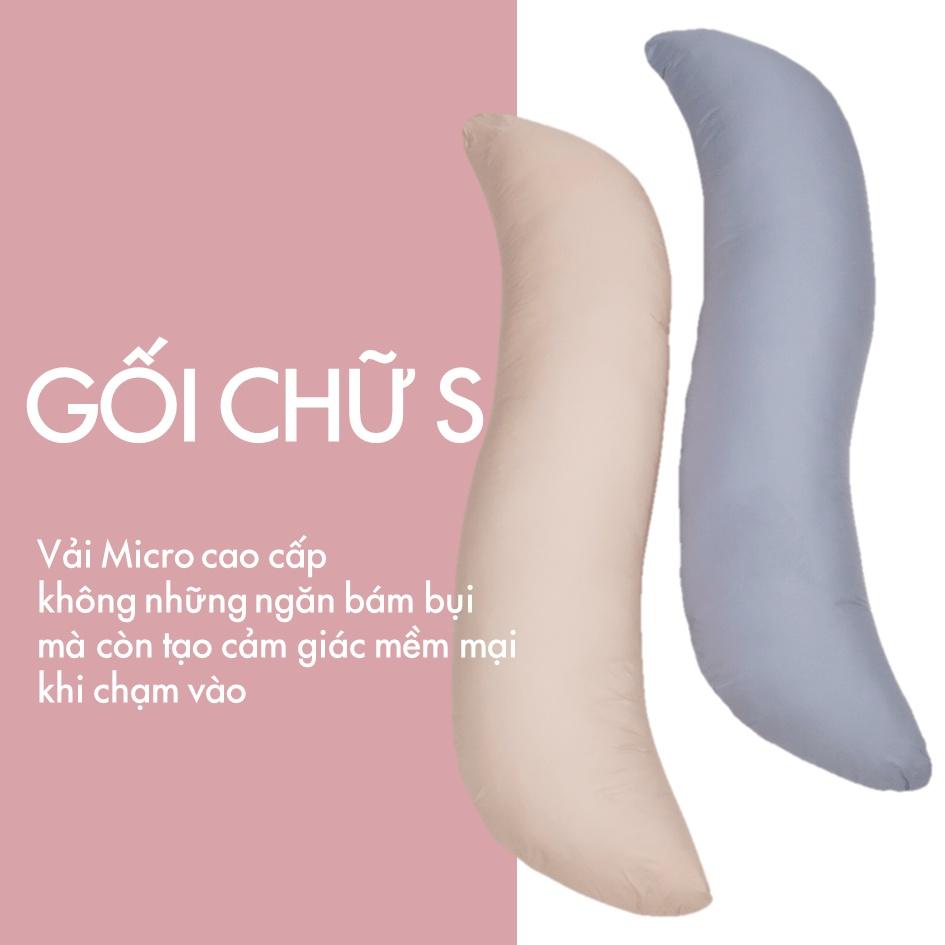 Gối ôm hình chữ S Everon 36x130cm (2 màu)