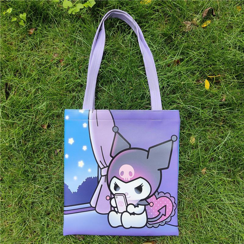 Phụ Nữ Túi Lớn-Dung Tích Túi Hello Kitty Da Chống Thấm Nước Tote Túi Sinh Viên Học Phí Túi 30x33cm