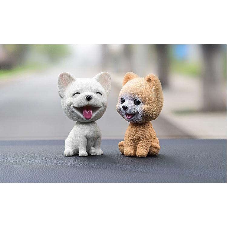 Đồ Trang Trí Xe Hơi Chú Chó Lắc Đầu Đáng Yêu