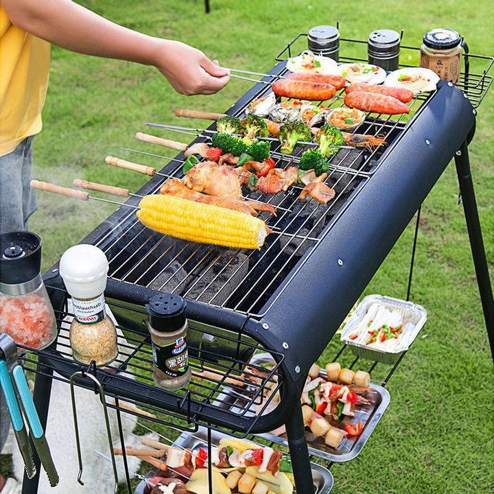 Bếp Nướng Than Ngoài Trời ALLOY BBQ Thép Không Rỉ 410