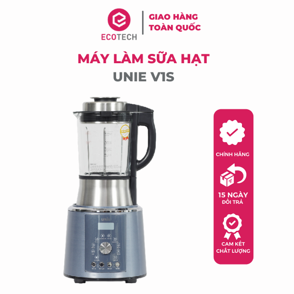 Máy làm sữa hạt xay nấu UNIE V1S công suất 1800W dung tích 1.75L - Hàng chính hãng