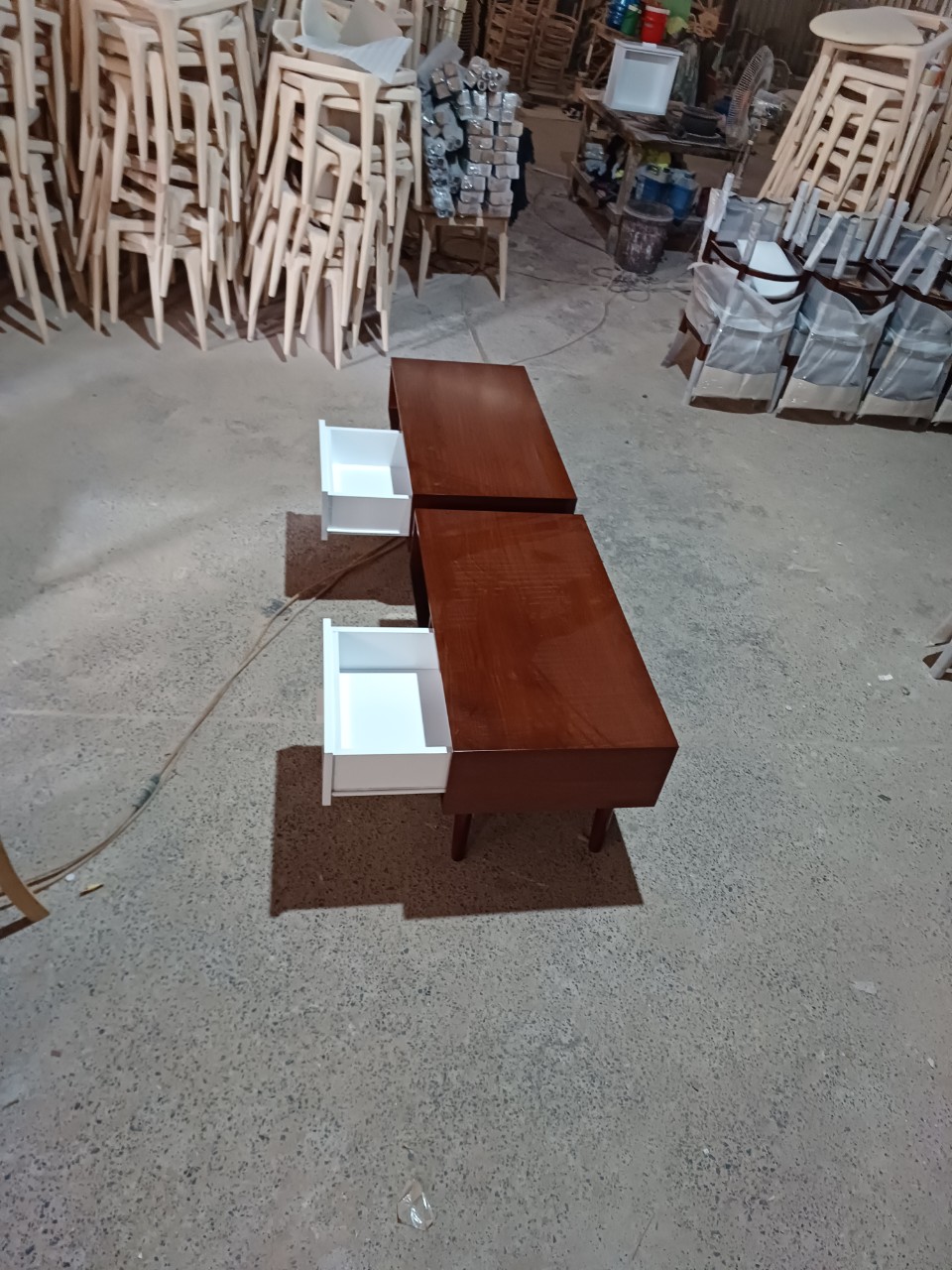 Bàn trà sofa Mẫu Nhật Juno Sofa 50 x 90 x cao 44 cm