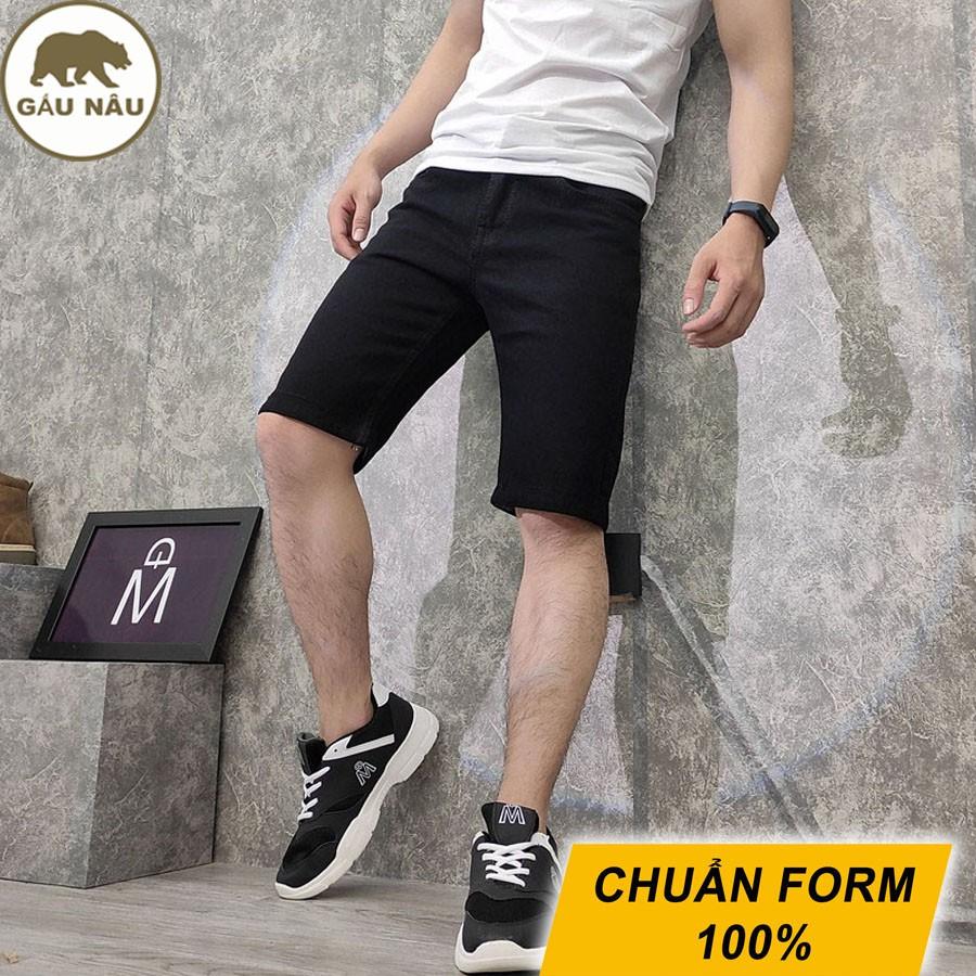 Quần short jean nam GN169 màu chuẩn đẹp Gấu Nâu