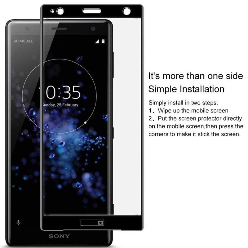 Miếng Dán cường lực 3D full màn hình dành cho Sony Experia XZ2