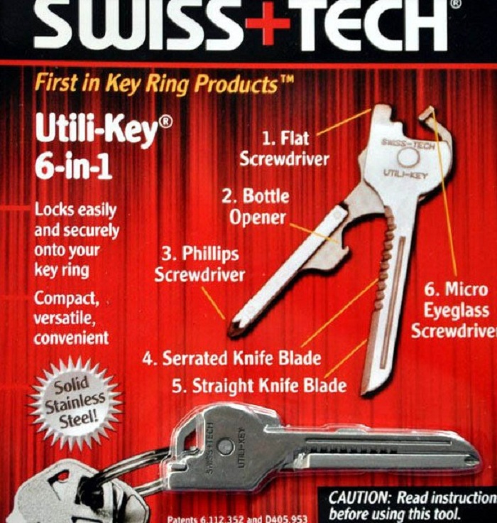 Móc khóa đa năng Swiss Tech 6in1