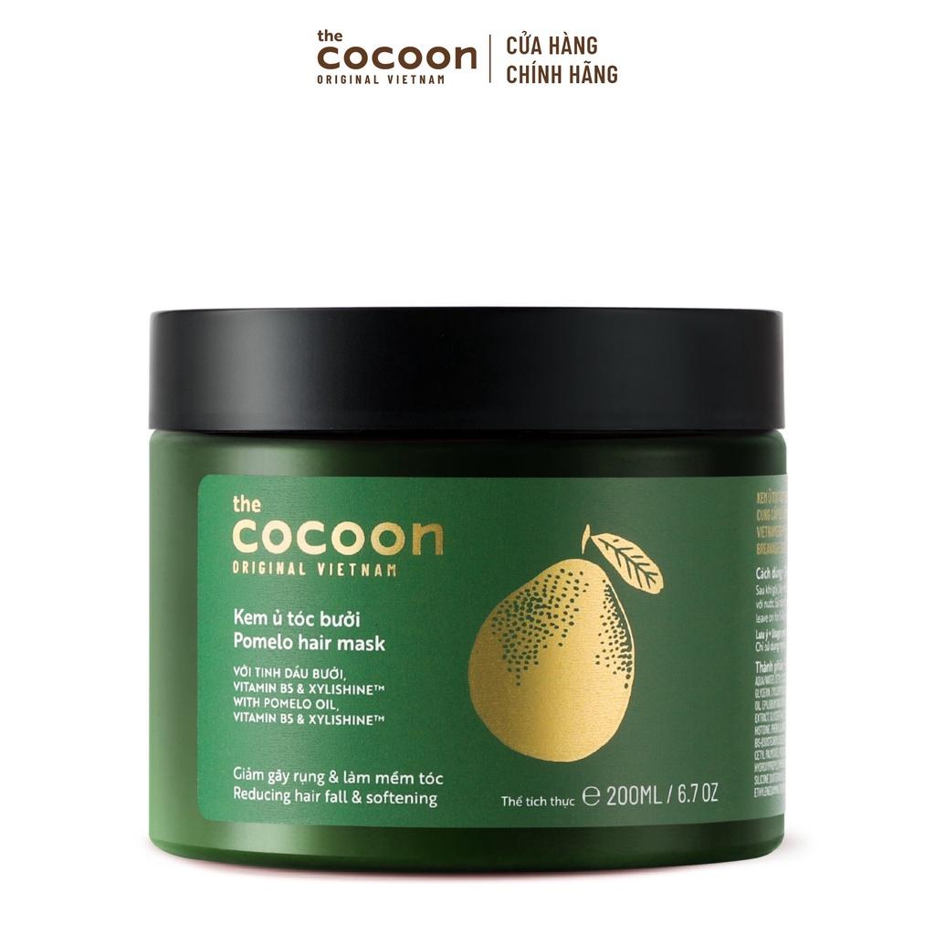 Kem ủ tóc bưởi Cocoon giảm gãy rụng và làm mềm tóc 200ml