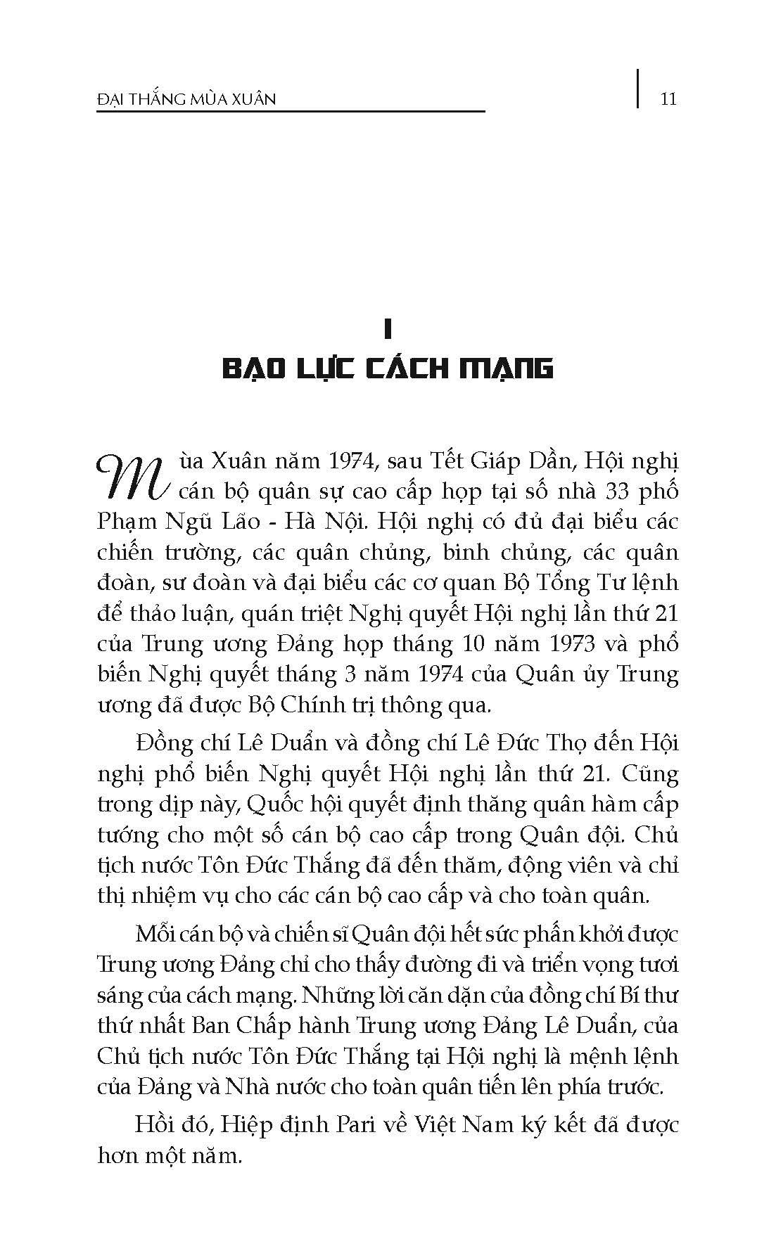 Đại Thắng Mùa Xuân - Đại tướng Văn Tiến Dũng