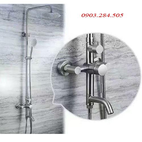 Sen cây tắm nóng lạnh inox 304