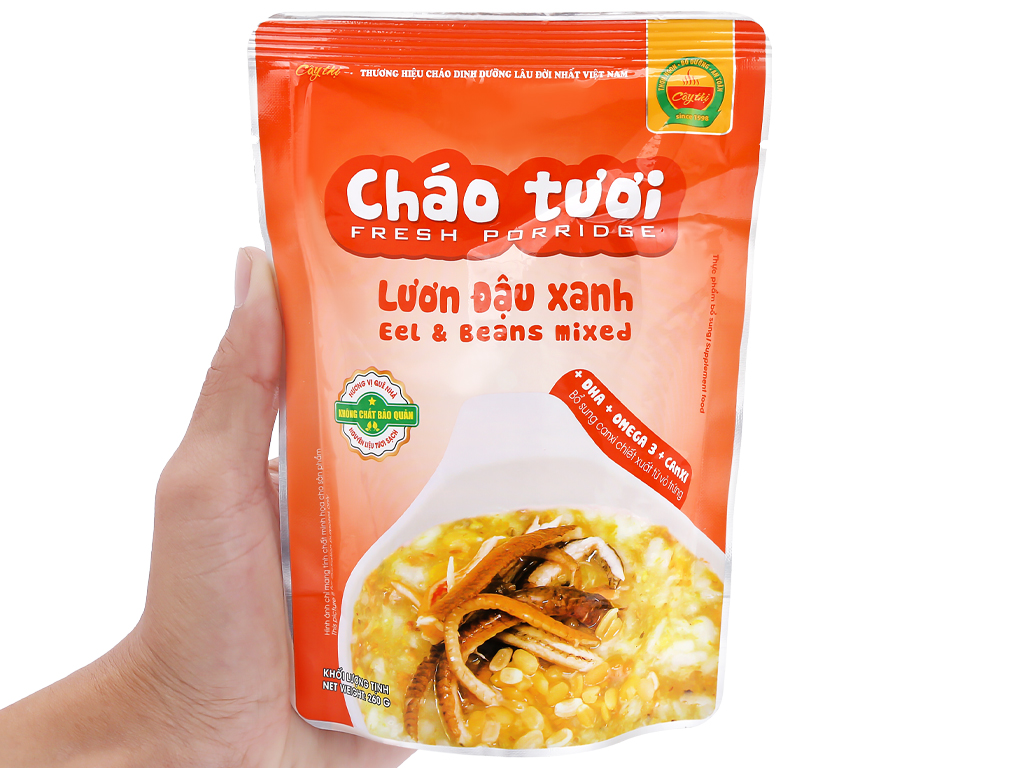 Cháo tươi lươn đậu xanh Cây Thị gói 260g