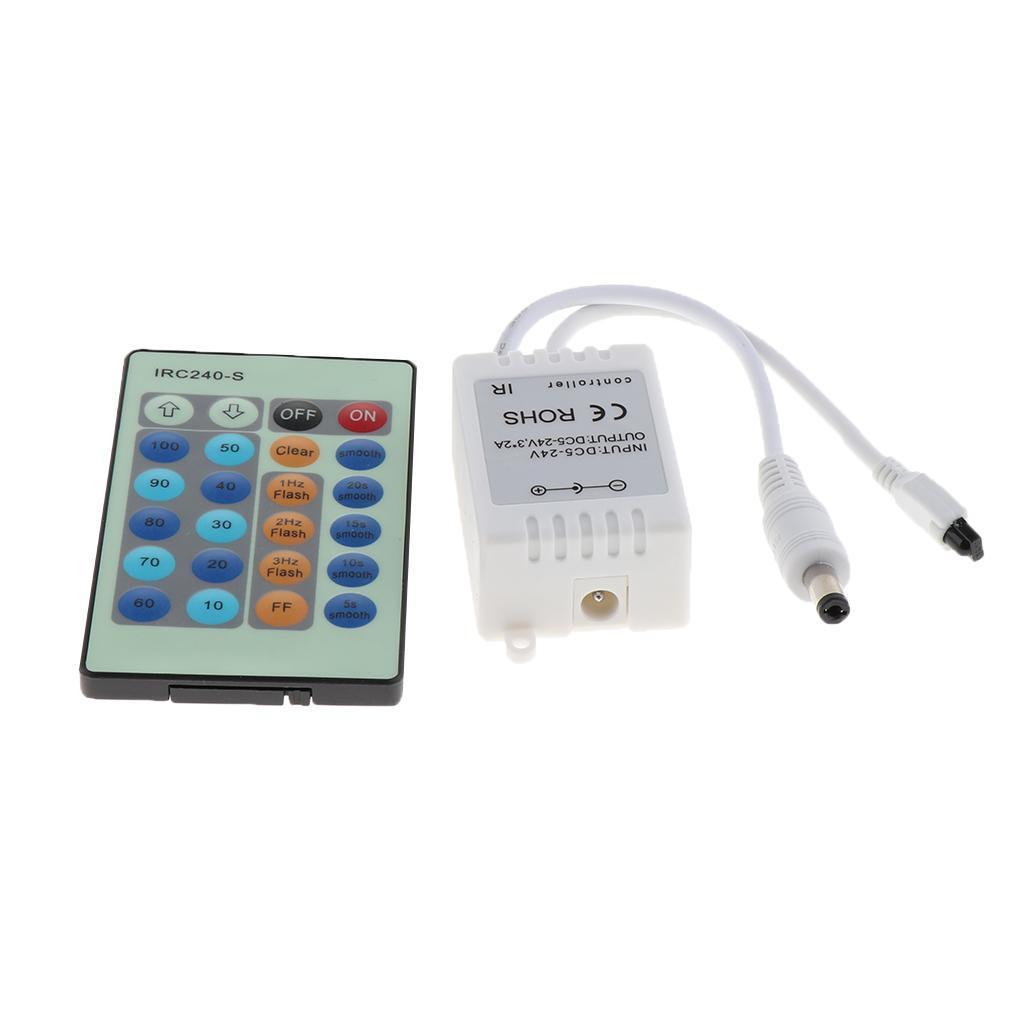 24 Keys Mini Wireless Remote LED Controller Infrared RGB Strip Controller