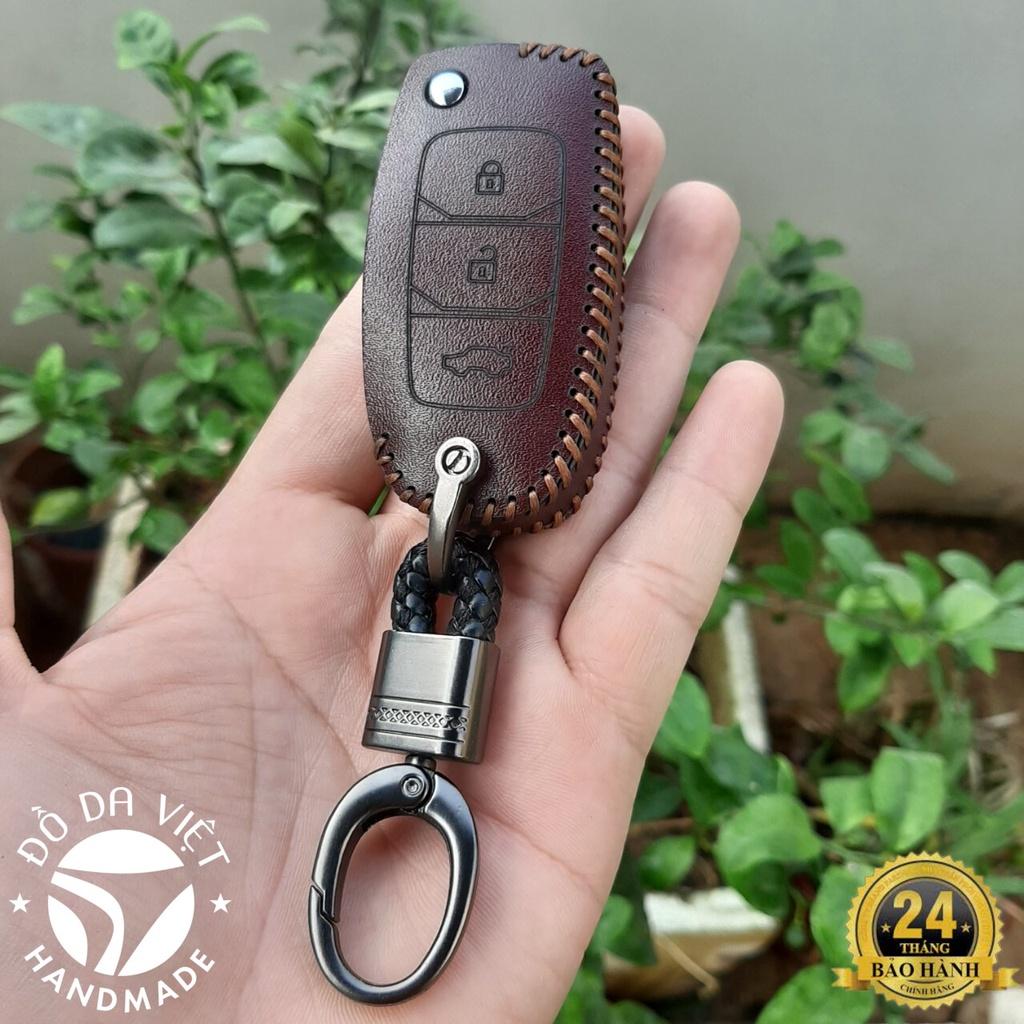 Bao da chìa khóa chìa độ Toyota, chìa như hình da thật bảo hành 2 năm