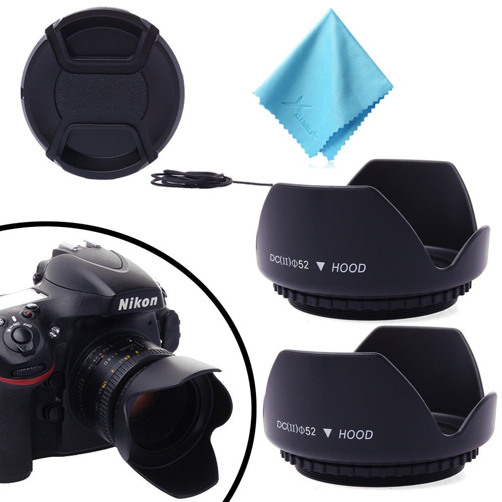 Lens hood Loa che nắng hoa sen vặn ren ống kính máy ảnh Phi 49mm