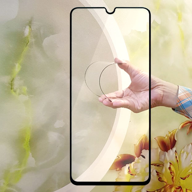 Miếng kính cường lực cho Oppo A12 Full màn hình - Đen