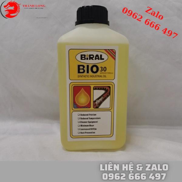 Dầu Biral Bio 30 , dầu xích chịu nhiệt cao