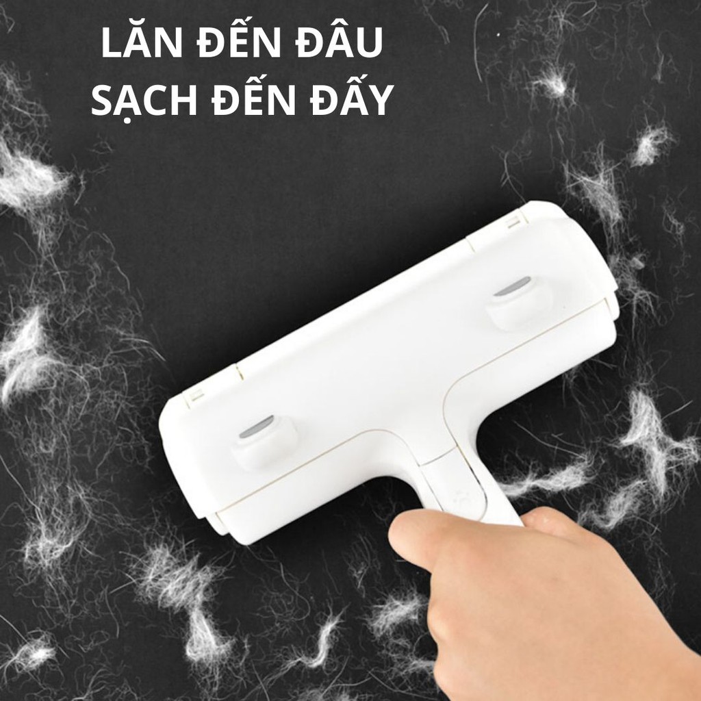 Cây Lăn Lông Thú Cưng Cây Lăn Lông Tĩnh Điện Hút Lông Chó Mèo Trên Giường Nệm Sofa