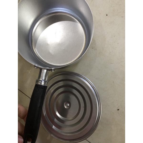 Nồi quấy bột nhôm cho bé 14cm dày dặn