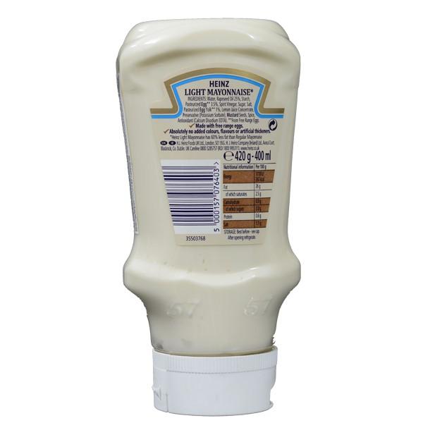 Xốt Mayonnaise Light Heinz 400ml ( Ít Béo)