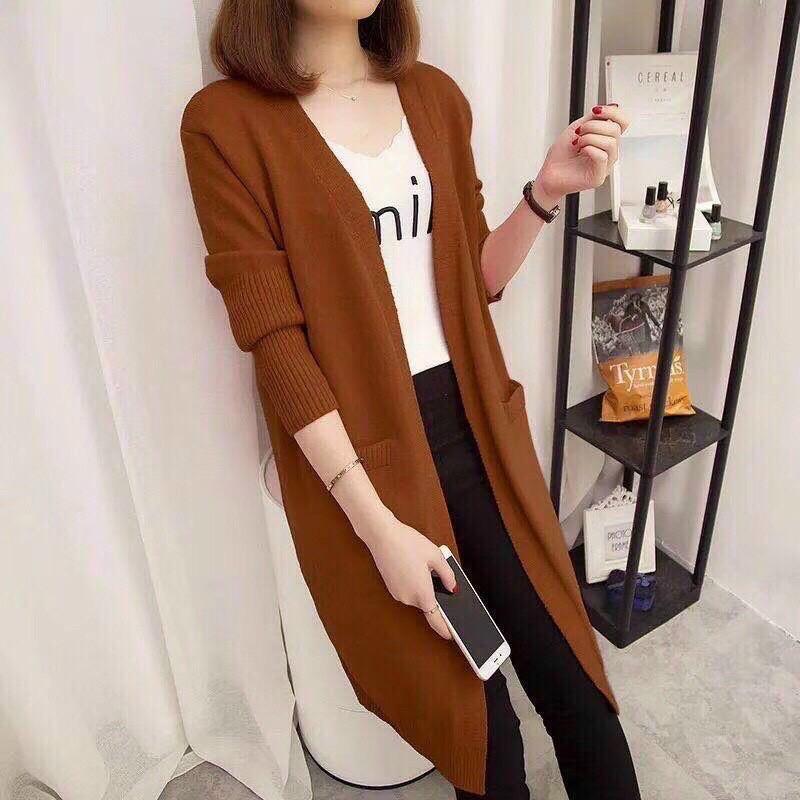 Áo choàng len inbox chọn màu