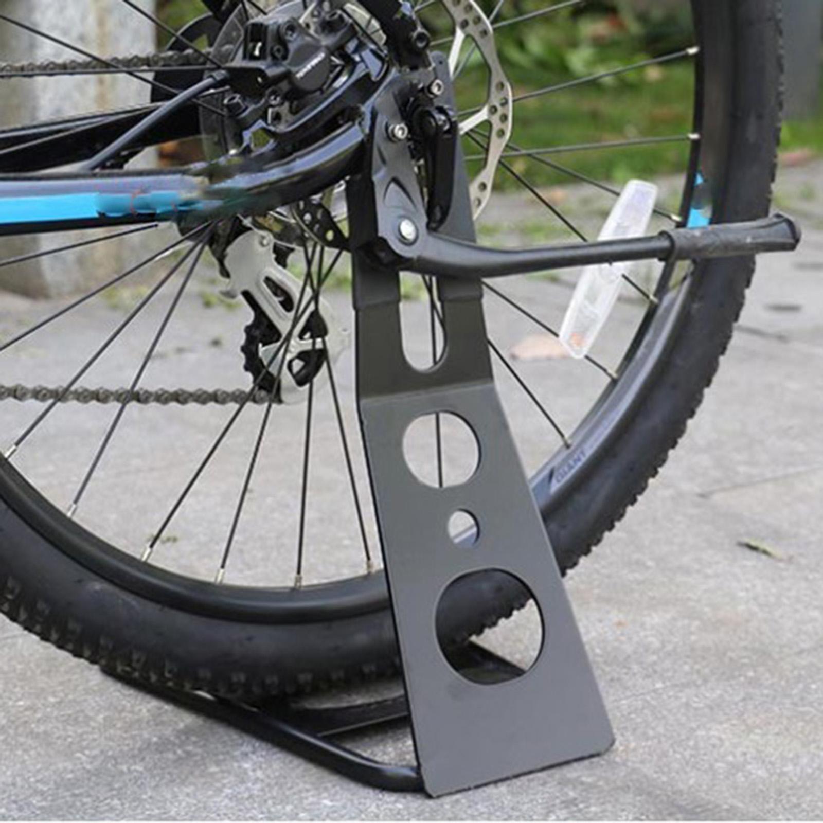 Bike Parking Rack Hub Mounted Sturdy Floor Stand Holder Repair Rack