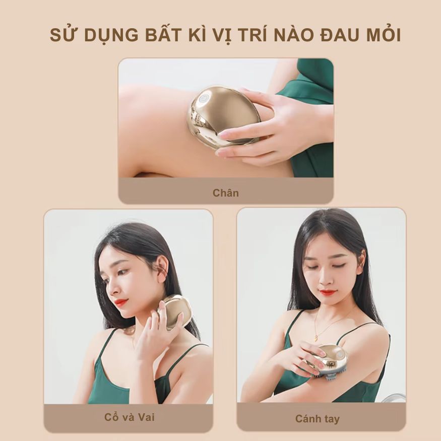 Máy Massage Đầu Không Dây Kachi MK399 - Hàng chính hãng