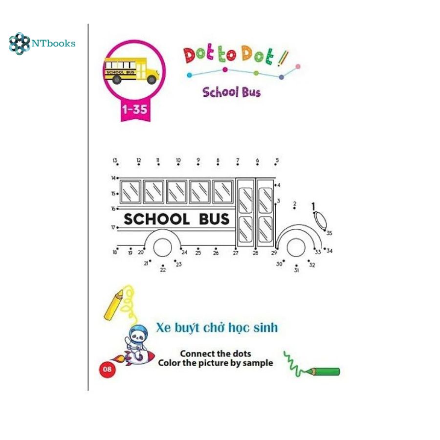 Combo 8 cuốn Gấu con Tô màu - Phương tiện giao thông