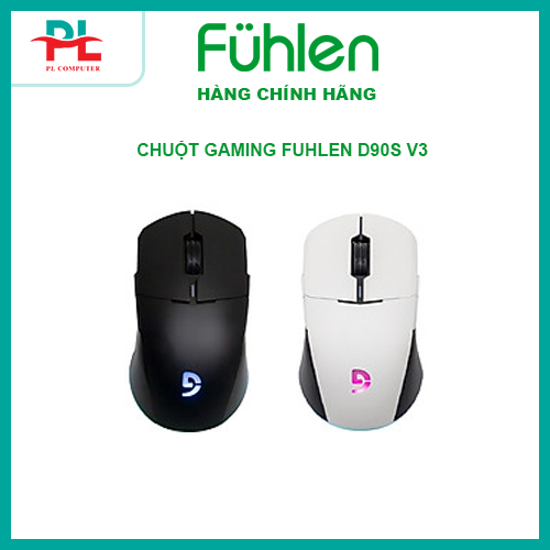 Chuột Không Dây Gaming Fuhlen D90S V3 Tri-Mode ( Hỗ trợ kết nối Bluetooth/ Wireless 2.4G/ TypeC)  - Bản Nâng Cấp Của D90S - Hàng Chính Hãng