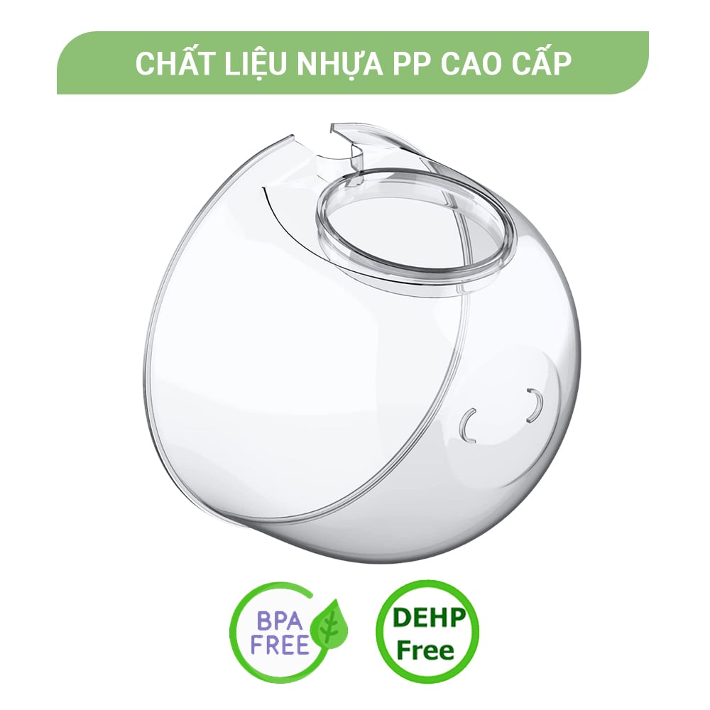 Cup Đựng Sữa Dành Cho Máy Hút Sữa Mama's Choice Cloudie, Chất Lượng Cao Cấp, An Toàn Cho Mẹ Khi Hút Sữa